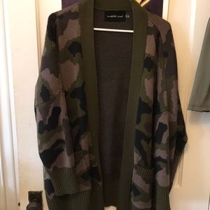Camo cardigan